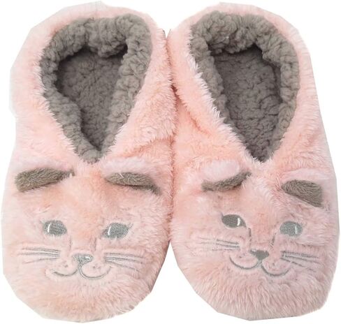 Faceplant Dreams Cat Naps Pink Slipper Footsies (Smal 5/6) in Saudi Arabia