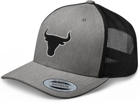 NX Bull Head Rodeo Blacken المطرزة قبعة سائق الشاحنة منحني بيل منتصف التاج Snapback البلد الغربي راعية البقر قبعة رعاة البقر in Kuwait