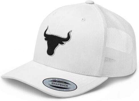 NX Bull Head Rodeo Blacken المطرزة قبعة سائق الشاحنة منحني بيل منتصف التاج Snapback البلد الغربي راعية البقر قبعة رعاة البقر in Kuwait