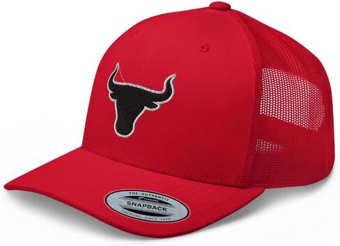 NX Bull Head Rodeo Blacken المطرزة قبعة سائق الشاحنة منحني بيل منتصف التاج Snapback البلد الغربي راعية البقر قبعة رعاة البقر in Kuwait