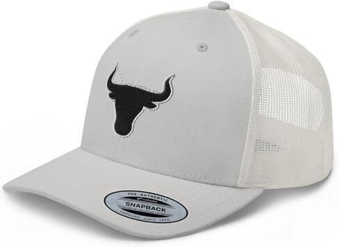 NX Bull Head Rodeo Blacken المطرزة قبعة سائق الشاحنة منحني بيل منتصف التاج Snapback البلد الغربي راعية البقر قبعة رعاة البقر in Kuwait