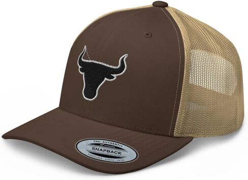 NX Bull Head Rodeo Blacken المطرزة قبعة سائق الشاحنة منحني بيل منتصف التاج Snapback البلد الغربي راعية البقر قبعة رعاة البقر in Kuwait