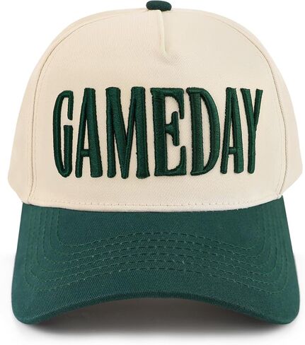 Game Day Hat for Women Men Vintage Embroidered Football Softball Basketball Caps World Soccer Cup Hats Gifts in Saudi Arabia