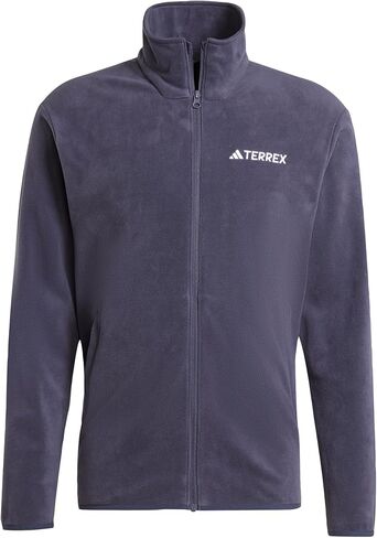 adidas Men's Terrex Multi Essentials Full-Zip Fleece Hiking Jacket, Shadow Navy, Medium in Saudi Arabia