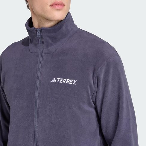 adidas Men's Terrex Multi Essentials Full-Zip Fleece Hiking Jacket, Shadow Navy, Medium in Saudi Arabia