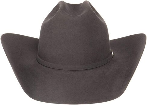 NRS American Hat Company 40X تاج مفتوح من الفولاذ مقاس 4-1/4 بوصة حافة من اللباد قبعة رعاة البقر من الفولاذ 6 3/4 in Kuwait