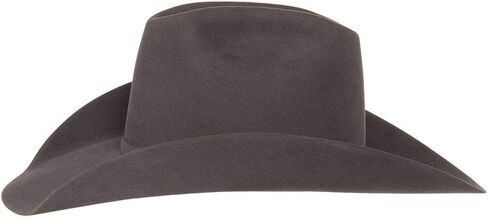 NRS American Hat Company 40X تاج مفتوح من الفولاذ مقاس 4-1/4 بوصة حافة من اللباد قبعة رعاة البقر من الفولاذ 6 3/4 in Kuwait