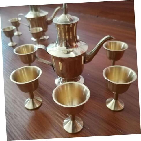 قارورة الورك الرجعية من جارنيك، وعاء شاي مزخرف، إبريق شاي عتيق، ديكور البوذية للمنزل in Kuwait