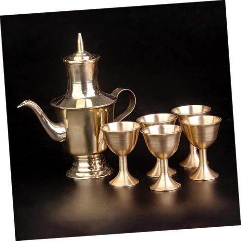 قارورة الورك الرجعية من جارنيك، وعاء شاي مزخرف، إبريق شاي عتيق، ديكور البوذية للمنزل in Kuwait
