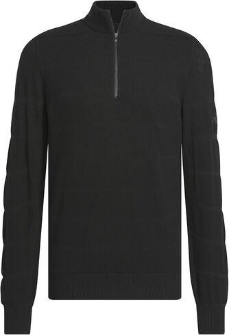 سترة رجالي من adidas Ultimate365 Tour Wind Knit بسحاب ربع سنوي in Saudi Arabia