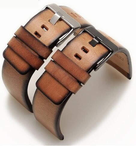 SUNJIA Authentic Leather Strap Compatible With DZ 1399 DZ4280 DZ4290 22mm 24mm 28mm Diesel Watch Strap in Saudi Arabia