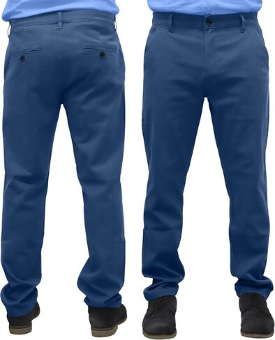 WESTACE Mens Chino Pants Regular Fit Casual Stretch Cotton Formal Stylish Straight Leg Trousers in Saudi Arabia