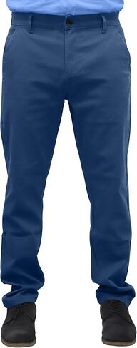 WESTACE Mens Chino Pants Regular Fit Casual Stretch Cotton Formal Stylish Straight Leg Trousers in Saudi Arabia