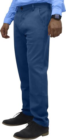 WESTACE Mens Chino Pants Regular Fit Casual Stretch Cotton Formal Stylish Straight Leg Trousers in Saudi Arabia