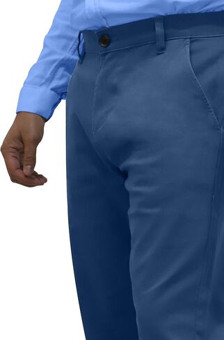 WESTACE Mens Chino Pants Regular Fit Casual Stretch Cotton Formal Stylish Straight Leg Trousers in Saudi Arabia