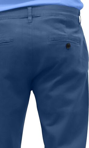 WESTACE Mens Chino Pants Regular Fit Casual Stretch Cotton Formal Stylish Straight Leg Trousers in Saudi Arabia