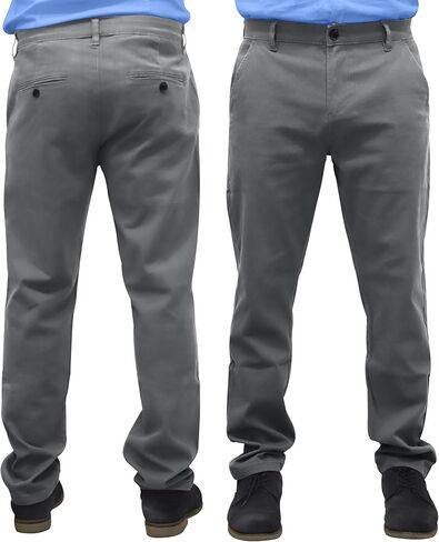 WESTACE Mens Chino Pants Regular Fit Casual Stretch Cotton Formal Stylish Straight Leg Trousers in Saudi Arabia