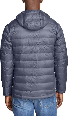 Eddie Bauer Men's Winter Jacket - Puffer Coat with Hood - Down Jacket For Outdoor (Gray, L) in Saudi Arabia