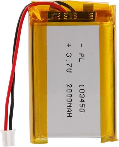 3.7V 300mAh 502035 Lipo battery Rechargeable Lithium Polymer ion Battery Pack with PH2.0mm JST Connector in Kuwait