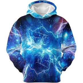 Unisex Hoodies for Boys Girls, 3D Printed Hooded Sweatshirts Graphic Pullover Hoodie With Pocket 6-16Y in Kuwait
