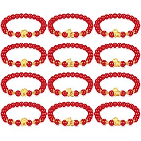 2026 New Year of Horse Red String Bracelet Adjustable 12 Zodiac Horse Charm Bracelet for Chinese Lunar New Year Bracelet Jewelry Gifts in Saudi Arabia