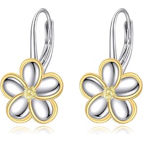 Bee Earrings 925 Sterling Silver Amber Bee Dangle Jewelry Present for Women in Kuwait