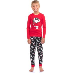 INTIMO Peanuts Snoopy Boys' Joe Cool 2-Piece Tight Fit Lounge Sleep Set in Kuwait