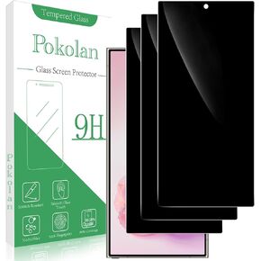 واقي شاشة Pokolan [3-Pack] لهاتف Samsung Galaxy A25 5G من الزجاج المقوى، صلابة 9H، خالي من الفقاعات، سهل التركيب، صديق للحافظة in Kuwait