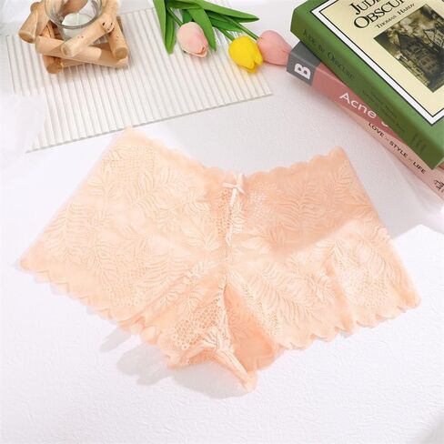 Sexy Underwear for Women V-Waist Shorts Women' s Underwear Lightweight Soft Lace High Waist Panties in Saudi Arabia