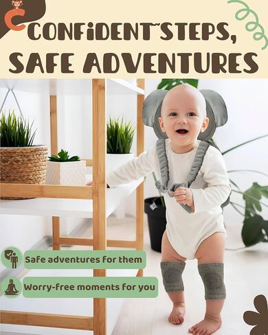 Baby Backpack Head Protection - Rabbit, Wide Size Cushion, Effective Baby Fall Back Head Protector Cushioning, Superior Head Protector for Baby Walking in Saudi Arabia