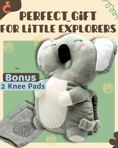 Baby Backpack Head Protection - Rabbit, Wide Size Cushion, Effective Baby Fall Back Head Protector Cushioning, Superior Head Protector for Baby Walking in Saudi Arabia