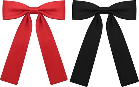 Bow Ties for Women Girls Pre-tied Adjustable Womens Bow Tie, Solid Color Ribbon Bowtie for Women School Uniform Shirt in Saudi Arabia