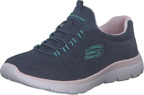حذاء رياضي نسائي من Skechers Summits Fun Flare، رمادي/متعدد = GYMT، عرض 10.5 in Saudi Arabia