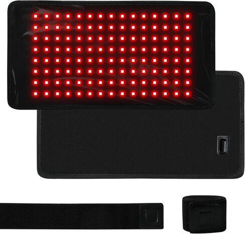 وسادة العلاج بالضوء الأحمر للجسم، 3 في 1 LED 660 نانومتر و850 نانومتر وسادة العلاج بالأشعة تحت الحمراء للكلاب والكتف والظهر والركبة. مع هدية جهاز التحكم بالمؤقت للنساء والرجال in Kuwait