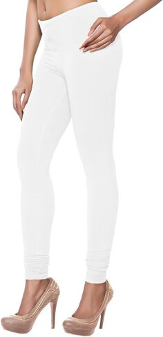 In-Sattva Women's Indian Cotton Churidaar Leggings - Solid in Saudi Arabia