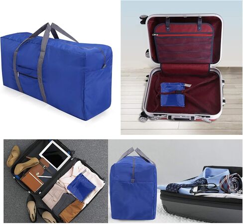 REDCAMP 100L Extra Large Duffle Bag, Water Resistant Lightweight Foldable Duffel Bag for Outdoor Camping, Dark Blue in Saudi Arabia