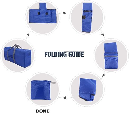 REDCAMP 100L Extra Large Duffle Bag, Water Resistant Lightweight Foldable Duffel Bag for Outdoor Camping, Dark Blue in Saudi Arabia