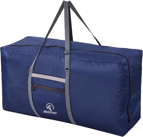 REDCAMP 100L Extra Large Duffle Bag, Water Resistant Lightweight Foldable Duffel Bag for Outdoor Camping, Dark Blue in Saudi Arabia