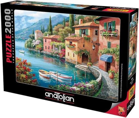 اللغز الأناضول - Lake Como ، 2000 قطعة Jigsaw Puzzle ، #3944 in Kuwait