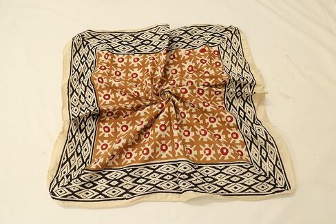 Cotton Hand Block Print Bandana | Stylish Headband, Face Scarf, Neck Wrap | Handmade Boho Accessory for Men & Women in Saudi Arabia