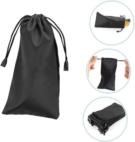 Soft Case Drawstring Pouch Waterproof Portable Glasses Holder Lightweight Small Cloth Eyewear Sleeve Travel Organizer Bag for Protection in Saudi Arabia