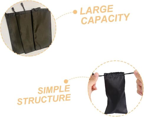 Soft Case Drawstring Pouch Waterproof Portable Glasses Holder Lightweight Small Cloth Eyewear Sleeve Travel Organizer Bag for Protection in Saudi Arabia