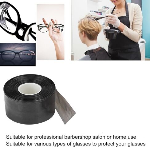 Eyeglass Protective Sleeves, Glasses Covers for Hair Dye Glasses Leg Sleeve Disposable Glasses Protectors Hair Dye Tool for Salon Barber in Saudi Arabia
