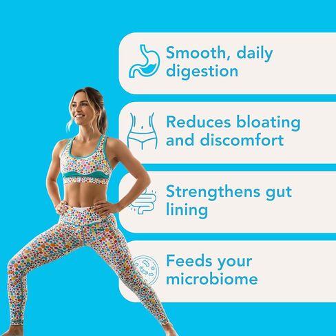 Let Loose Daily Tribiotic Pills - Probiotics, Prebiotics, and Postbiotics to Feed Your Microbiome and Support Smooth Daily Digestion, Gut Health, Gut Lining Repair for Women and Men, 30 Capsules in Saudi Arabia