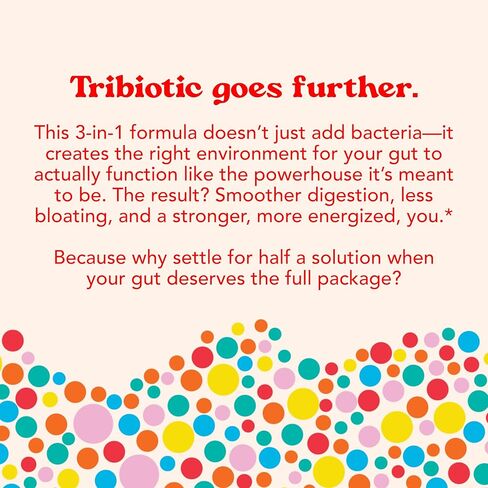 Let Loose Daily Tribiotic Pills - Probiotics, Prebiotics, and Postbiotics to Feed Your Microbiome and Support Smooth Daily Digestion, Gut Health, Gut Lining Repair for Women and Men, 30 Capsules in Saudi Arabia
