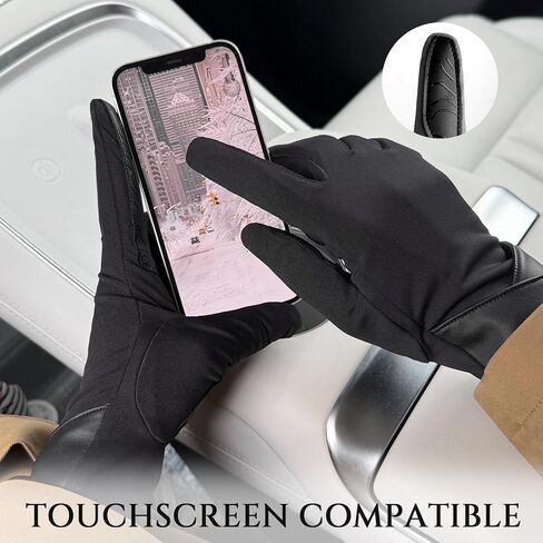 Winter Gloves for Women - Touchscreen Spandex Fleece Lining Cold Weather Gloves Anti-slip Driving Gloves in Saudi Arabia
