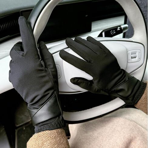 Winter Gloves for Women - Touchscreen Spandex Fleece Lining Cold Weather Gloves Anti-slip Driving Gloves in Saudi Arabia