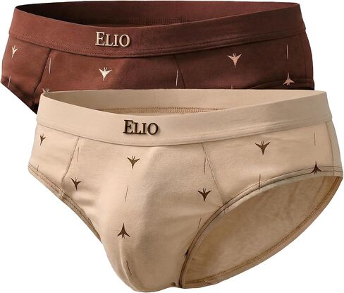 ELIO Men’s Classic Briefs 2-Pack — Stretch Cotton Underwear in Saudi Arabia