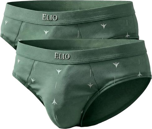 ELIO Men’s Classic Briefs 2-Pack — Stretch Cotton Underwear in Saudi Arabia