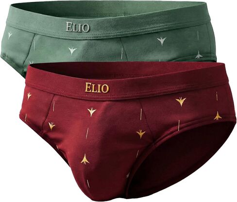 ELIO Men’s Classic Briefs 2-Pack — Stretch Cotton Underwear in Saudi Arabia
